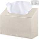 Hand Towels Box Cover Holder,PU Leather Hand Towel Case Compatible with Kleenex Disposable Paper Hand Towels