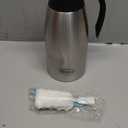 68oz Coffee Carafe Airpot Insulated Coffee Urn Stainless Steel Vacuum Thermal Pot Flask for Coffee, Hot Water, Tea, Hot Beverage - Keep 12 Hours Hot, 24 Hours Cold (Silver)