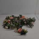 DearHouse 2Pack Artificial Peony Flower Garland - 6ft/Strand Silk Peony Flower Greenery Garland with Fake Willow Leaves for Wedding Ceremony Backdrop Party Table Centerpieces Decor (Pink)