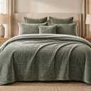 Velvet California King Quilt Set 106x118 3-Piece
