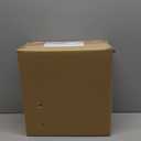 Farmhouse Light Fixtures, 4-Light Round Flush Mount Ceiling Light with Wood and Metal Frame, Black Rustic Ceiling Light for Hallway, Entryway, Bedroom, Kitchen