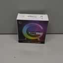 Mini Bedside Lamp Alarm Clock with Wireless Charging Bluetooth Speaker and White Noise Night Light, Ambient Table Light for Bedroom Study Decor, Christmas Thanksgiving Birthday Gift (1 pack, Black)