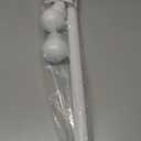 White Curtain Rods for Windows 28-48 inch, 2 Pack 5/8" Curtain Rod Set with Brackets, Splicing Adjustable Curtain Rod for Bedroom, Kitchen, Living Room, Matte White