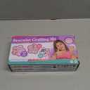 Friendship Bracelet Making Kit with Storage Box,DIY String Bracelet Arts and Craft for Girls Aged 8-12,Kids' Travel Activity Toy Set,Easter Birthday Gifts for Ages 6 7 8 9 10 11 12 Year Old Purple