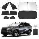 TINGLU Window Shades for Toyota RAV4 2019-2025 2026 Accessories Car Side Full Windows Rear Triangular Windshield Sun Shade Sun UV Rays & Privacy Protection for Camping,Napping,and Relaxing 8PCS