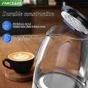 Electric Kettle, No Plastic Contact With Water, Wide Mouth For Easy Cleaning, Auto Shut Off, 1.8L Tea Kettle & Hot Water Boiler, Water Heater & Teapot, Black, 1000W