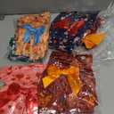 Frienda 6 Pack Valentines Day Dog Costume St. Patrick's Independence Day Christmas Halloween Thanksgiving Dress Bow Puppy Pack Girl Cat Birthday American Flag Dog(M (5-7lbs))