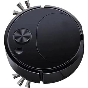Zerodis Robot Vacuum Cleaner,Rechargeable Sweeping Vacuuming Mopping 3 in 1 Intelligent Sweeping Robot for Hard Floor Flat Ground Marble Tile Wooden Floor