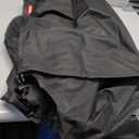 [2025 Upgraded 900D Fabric] Fire Pit Cover Round for 33-36 inch Fire Pit, 900D Heavy Duty Waterproof Fabric with Air Vent, Handle & Tightening Drawstring, 36" Dia x 20" H -Black