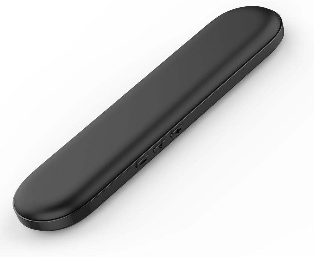 Bluetooth Under Pillow Speaker for Sleeping/Side Sleeper/Portable Sleep Bar with Bone Conduction Stereo Sound/Timer and Volume Control/White Noise Machine for Insomniacs/Sleep Aid (Pro Black)
