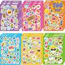Summer Stickers for Kids 760PCS Hawaiian Stickers Vacation Stickers 3D Beach Sticker Ice Cream/Coconut Tree Sticker for Scrapbooking Envelopes Cards Pool/Summer Party Favors
