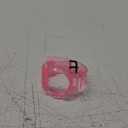 NotoCity for Galaxy Watch 4 Galaxy Watch 5 Watch 6 40mm Bands, Clear Band with Protective Case Replacement Strap for Galaxy Watch 4 Watch 5 (40mm, Pink)