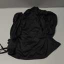 Women's Sexy Deep V-Neck Mini Club Dress (Black), XL