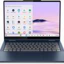 Lenovo Chromebook Plus 2-in-1 - Lightweight Laptop - Google Gemini - Intel N355 CPU - 14" WUXGA IPS Touchscreen Display - 8GB RAM - 256GB UFS Storage - Integrated Intel Graphics - Fingerprint reader