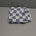 Ultra Soft Checkered Muslin Baby Blanket Pack of 2 Cotton Swaddles Bed Blankets for Babies and Toddlers Boys Newborn 42 x 42 inches (Blue and Coffee)