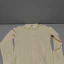 siliteelon Button Down Shirts for Women Dress Shirt Long Sleeve Blouses Stretch Fitted Wrinkle Free Collared Work Tops -B Beige XS