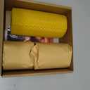 Beeswax Pillar Candles Set of 3, Size 3"x6", 3"x 4" & 3"x 3", Natural Bees Wax Candle Sheet Handrolled for Home Décor, Yellow