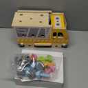 Aliex 38PCS Kids Wooden Truck Tool Set with Toy Drill for Toddlers Ages 3 4 5 6,Montessori STEM Educational Learning Construction Workbench Pretend Play Tool Kit,Birthday Sensory Gift for Boys Girls