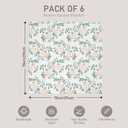 GLLQUEN BABY Receiving Blanket Boy Cotton Muslin Swaddle Blankets Girl Newborn Squares Breathable & Soft Thin Baby Blankets Cloths Double Absorbent Infant Swaddling Wrap - 6 Pack (Apple)