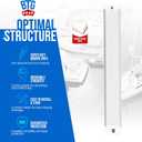 Set of 2 Pack 48" Heavy Duty Marine Dock Piling Fender Bumpers for Docking w/Free Stainless Steel mounting Hardware (White), 48 inches long
