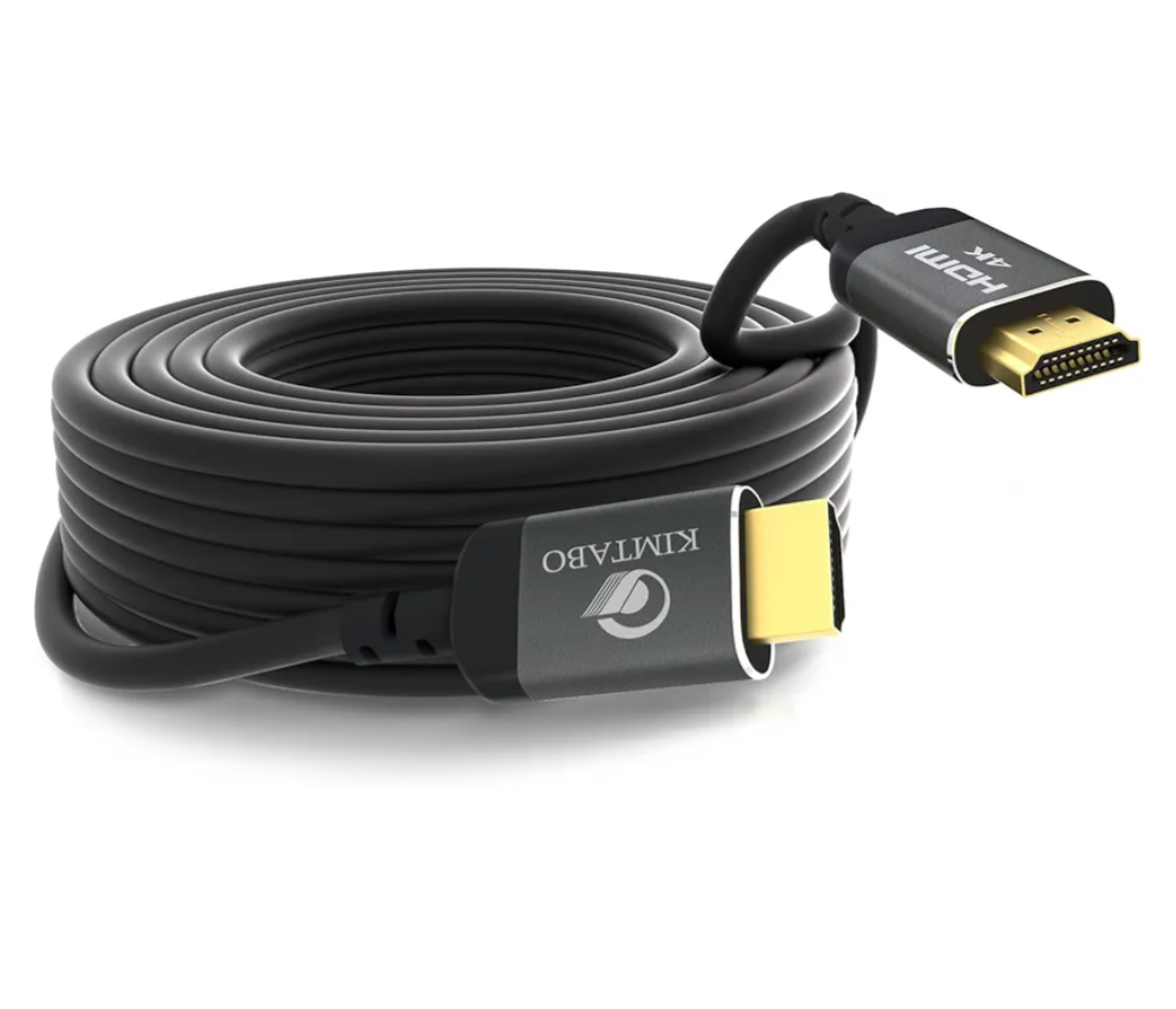 30 ft HDMI Cable 4K, High Speed Long HDMI Cables Support 4K 30Hz 2K 1080p 3D ARC, Gold plated Connectors Soft HDMI Cord for Smart HD Fire TV Monitor Projector Soundbar Laptop PS3/4 XBOX (9.14m)