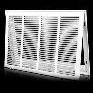 24x18 Return Air Grille [Duct Opening Size],Return Air Vent Cover for Wall Or Ceiling,Steel Return Air Filter Grilles Removable Face/Door for 1 Inch Filters (24"W x 18"H [Duct Opening])