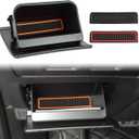 auovo Fuse Box Coin Container Storage Tray Compatible with Subaru Crosstrek Impreza XV Forester Legacy Outback WRX STI Ascent (Orange/Red/Black)