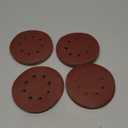 5 Inch 8-Hole Hook and Loop Sanding Discs Sandpaper Red Round 220 Grits Sandpaper for Random Orbital Sander (220 Grit 52-Pack)