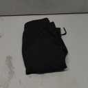 Hugut Women's Lightweight Hiking Cargo Shorts Quick Dry Athletic Shorts Camping Travel Golf Zipper Pockets Water Resistant (XX-Large, Black)