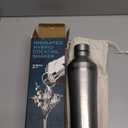 BARE BARREL Insulated Cocktail Shaker Set | Double Wall Stainless Steel | Martini Shaker for Home Bar Bartending | Built-in Drink Measure System & Strainer, Travel Bag, Recipes | Gift Set (A. Silver)