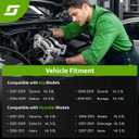 Alternator Replacement for 2007-2009 Kia Sorento 3.3 3.8L, Sedona 06-09, Borrego 10-11, 06-11 Hyundai Azera 3.3 3.8L, Veracruz 07-12, Entourage 07-10, Sonata 06-10, Santa Fe 07-09, 102211-3102, 11191N
