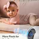 Momcozy Video Baby Monitor, 5.5 1080P Full HD Baby Monitor with Camera No WiFi, Infrared Night Vision, 5800mAh 120-hrs Battery, ECO, VOX, 2-Way Audio, 1640ft Range, Record and Rewind Locally, BM03