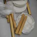 FILWH Plant Stand Indoor Outdoor Plant Rack 3 Tier 3 Potted Flower Holder Ladder Plant Stands for Balcony Window Living Room Garden Patio White