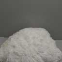 Stuffed Animal Storage Bean Bag (Cover Only), Adult Bean Bag Chair Covers Machine Washable, White Bean Bag Chair Without Filler Included