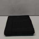 BEQHAUSE 24x36 Inch Kitchen Rug Mat Durable Kitchen Rugs Non-Slip Washable Absorbent Kitchen Mats for Floor Dirt-Resistant Semicircular Kitchen Mat (Black)