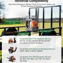 ELITEWILL Adjustable Trailer Backpack Blower Rack Holder with Lock Fit for Stihl Echo Husqvarna Leaf Blowers for Open and Enclosed Landscape Trailer & Truck Wall Mount Lawn Care Accessories