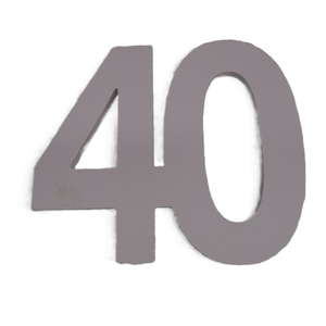 40 Sign 40th Birthday Decorations 40 Number Letter Sign Decor White Birthday Party Decorations Cheer to 40 Years Old Birthday Anniversary Centerpieces for Table Free Standing 40th Table Topper Decor