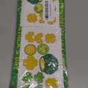 Hooqict St. Patrick's Day Crown Crafts 30 Pack St Patricks Day Hats for Kids Classroom Paper Crowns with Shamrock Green Hat Stickers Party Favors