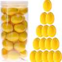 27 Pcs Small Artificial Lemons,Mini 1.4 Inch Fake Lemon for Decoration, Realistic Plastic Fake Fruits for Home Kitchen Lemonade Party Decor