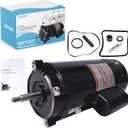 2.5HP UST1252 Pool Pump Motor 2.5HP, Fit for Century A.O. Smith 2.5HP Single Speed, 3450 RPM, 56J Frame, 208/230 Volts, 12.6/11.4 Max Amps, Swimming Pool Motor