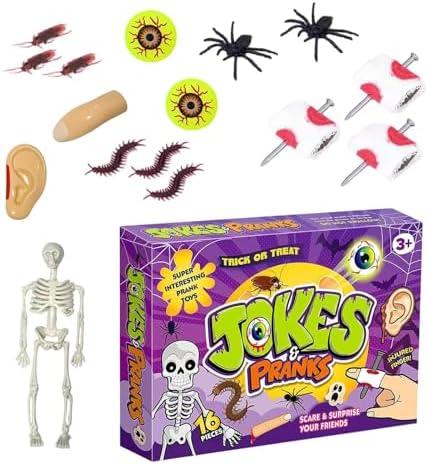 Prank Jokes Set Hilarious Prank Gag Props | Gag Joke Props for April Fools Halloween Birthday School Office Travel Classroom Dormitory