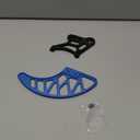 NICECNC Blue Rear Brake Disc Guard Protector Dual Caliper Mounting Designed Compatible with Surron Light bee X/S/ L1E Compatible with Segway X160 X260 See Fitmnet