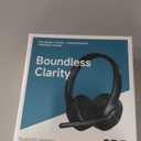 AOC Wireless Headset with Mic for Work, Bluetooth 5.4 Headphones with Noise Canceling Microphone, USB C, 30H, Clear Calls & Mic Mute for PC, Laptop, Cell Phones, Zoom - Black