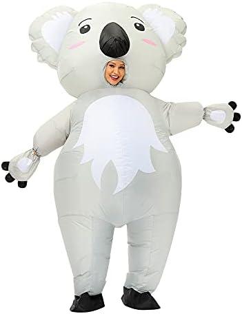 MROMT Inflatable Costume Adult Halloween Inflatable Costume Blow Up Suit for Women
