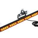 ASPL 36" 32LED Traffic Advisor Light Bar Warning Emergency Strobe Light Bar Directional Flashing Emergency Caution Lighting Led Safety Lights with 16 ft Straight Cord (Amber)