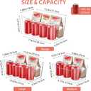 Clear Plastic Storage Bins - 12 Pack Pantry Organizers and Storage,Large Clear Pantry Organizer Bins, Plastic Containers with Handle for Kitchen,Freezer,Cabinet,Closet,Bathroom Under Sink