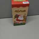 Christmas Snow Globe Lantern with Music USB Lined/Battery Operated Santa Snowman Tree Scene Lighted Christmas Lantern Water Glittering Snowing Globes Lamp for Home Festival Decoration Gifts