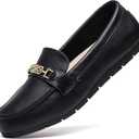 DeYashopin Women's Loafer Shoes Leisure Slip On Work Shoes Comfort Walking Flats