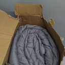 Bedsure California King Comforter Set - 7 Pieces Reversible Grey Bedding, Cal King Size Bed Set for All Seasons, Bed in a Bag with Down Alternative Comforter, Sheets, Pillowcases & Shams