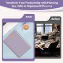 2026 Planner, Weekly and Monthly Calendar Academic Planners, Jan 2026 - Dec 2026, Planning Agenda Notebook for Office School Supplies, 8.5" x 11", Purple